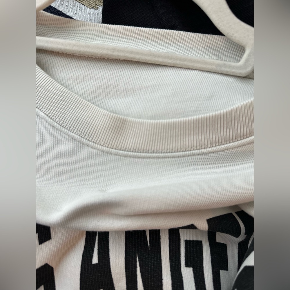 - Anine Bing White Crewneck Sweater with Los Angeles Print - Picture 9 of 10
